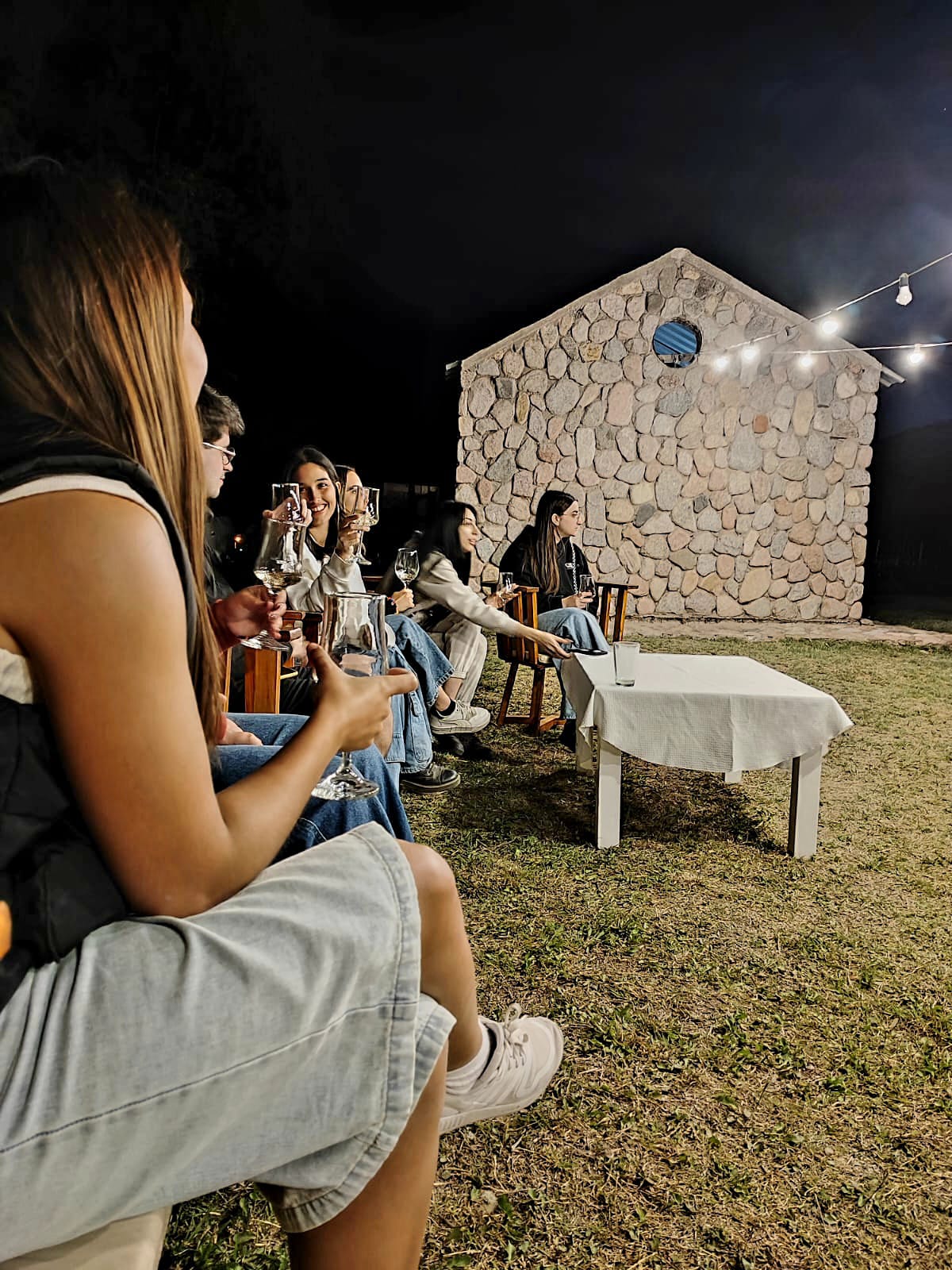 Atardecer y visitas en la finca